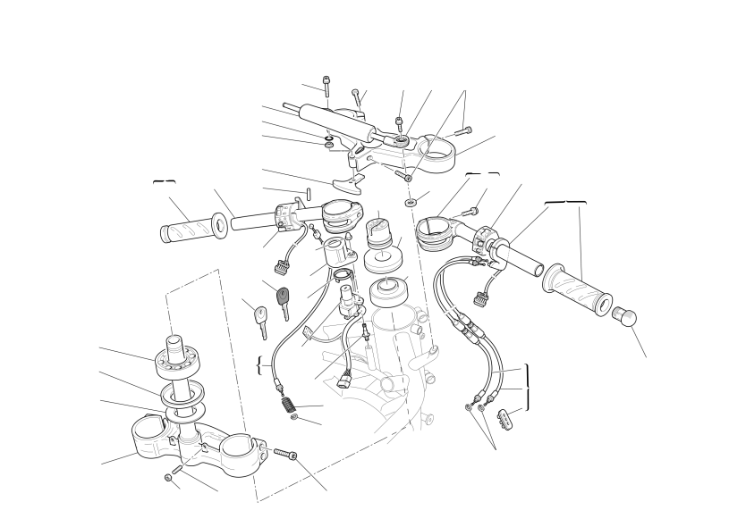 HALF-HANDLEBARS - SHOCK-ADSORBER