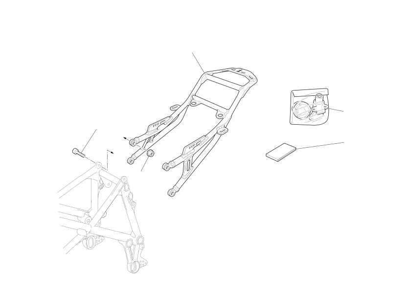 REAR SUBFRAME (single seat)