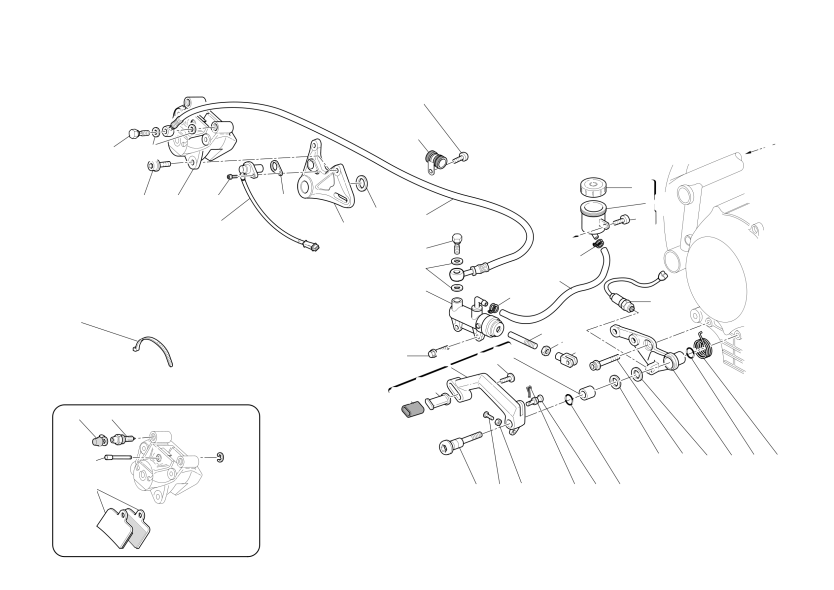 REAR HYDRAULIC BRAKE