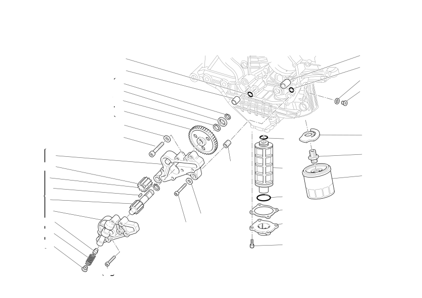 FILTERS AND OIL PUMP