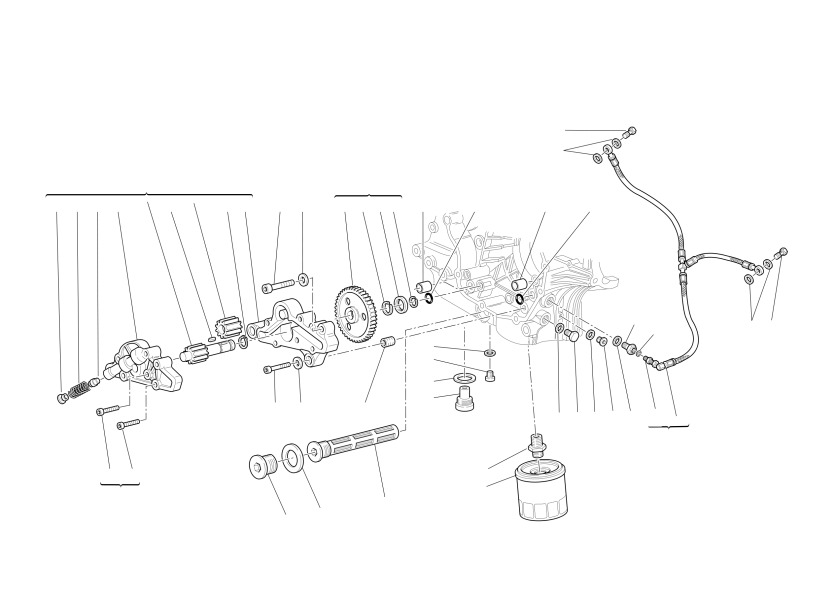 FILTERS AND OIL PUMP