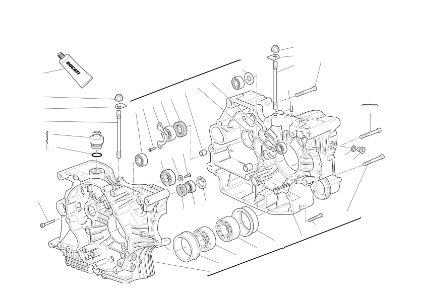 HALF CRANKCASES
