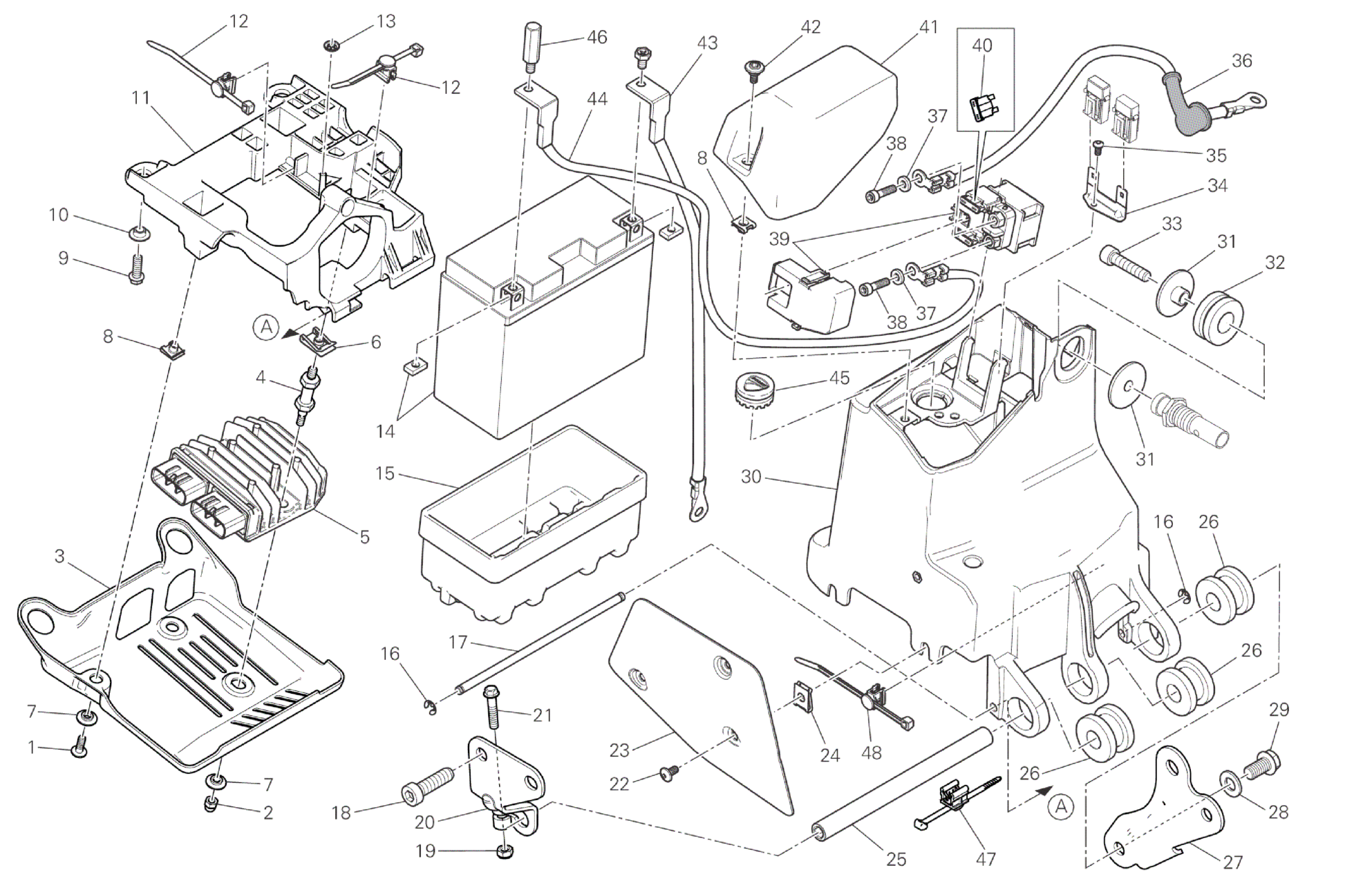 BATTERY HOLDER