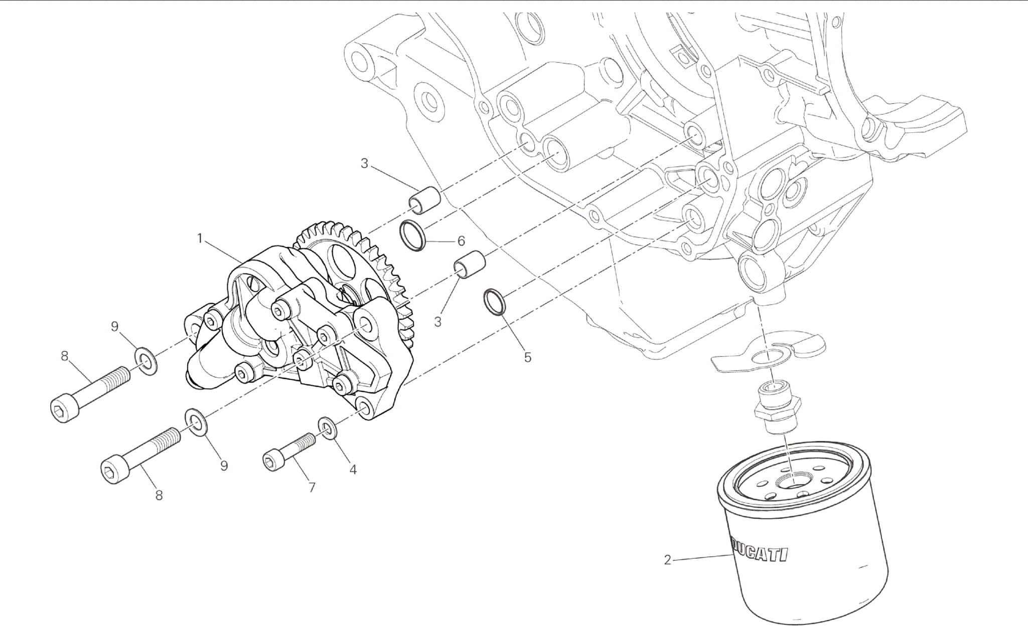 FILTERS AND OIL PUMP