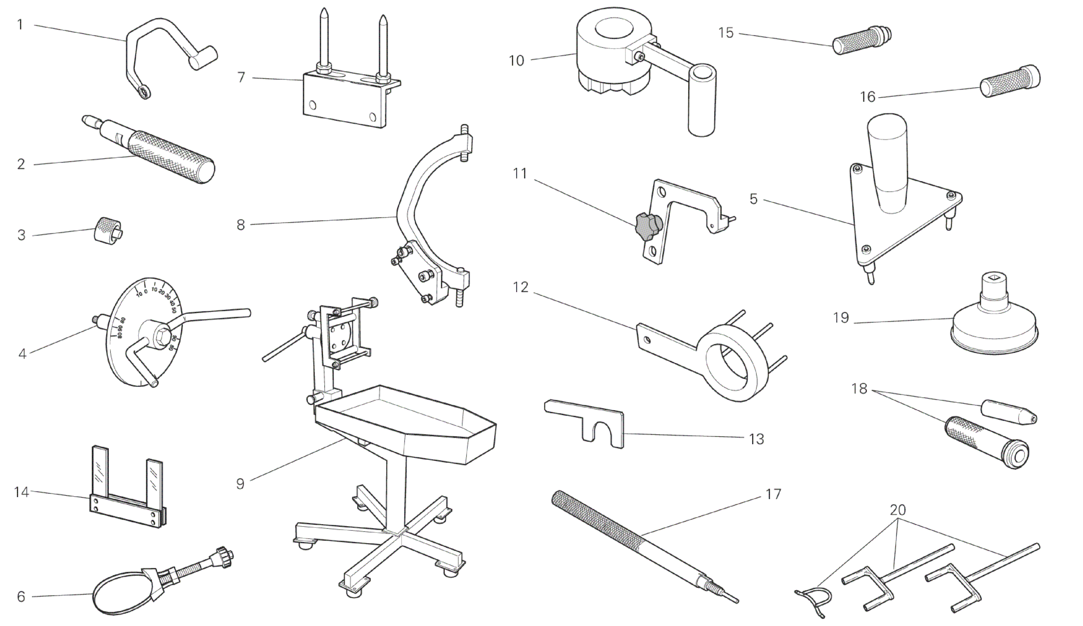 WORKSHOP SERVICE TOOLS ENGINE