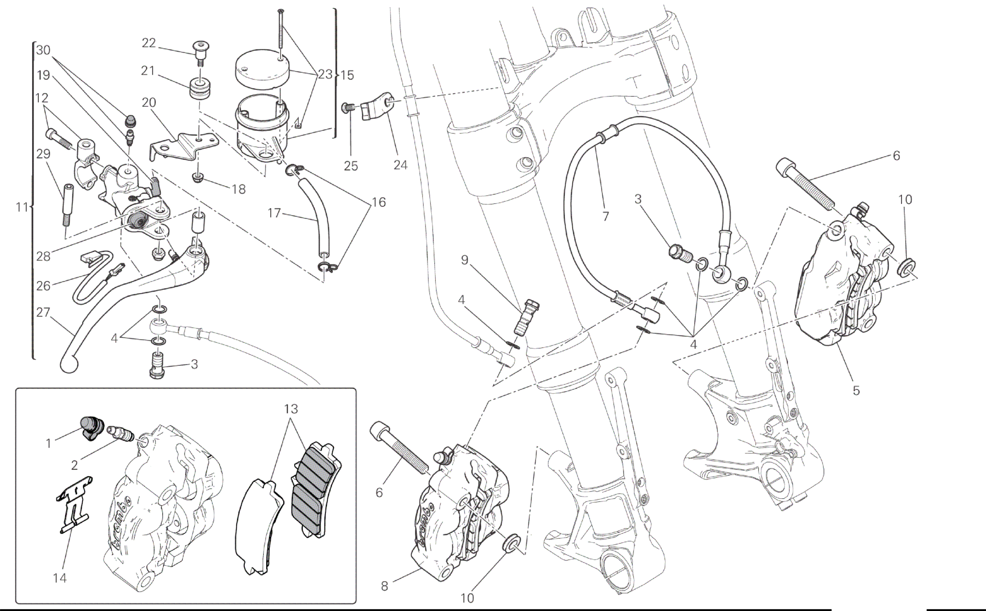 FRONT BRAKE SYSTEM