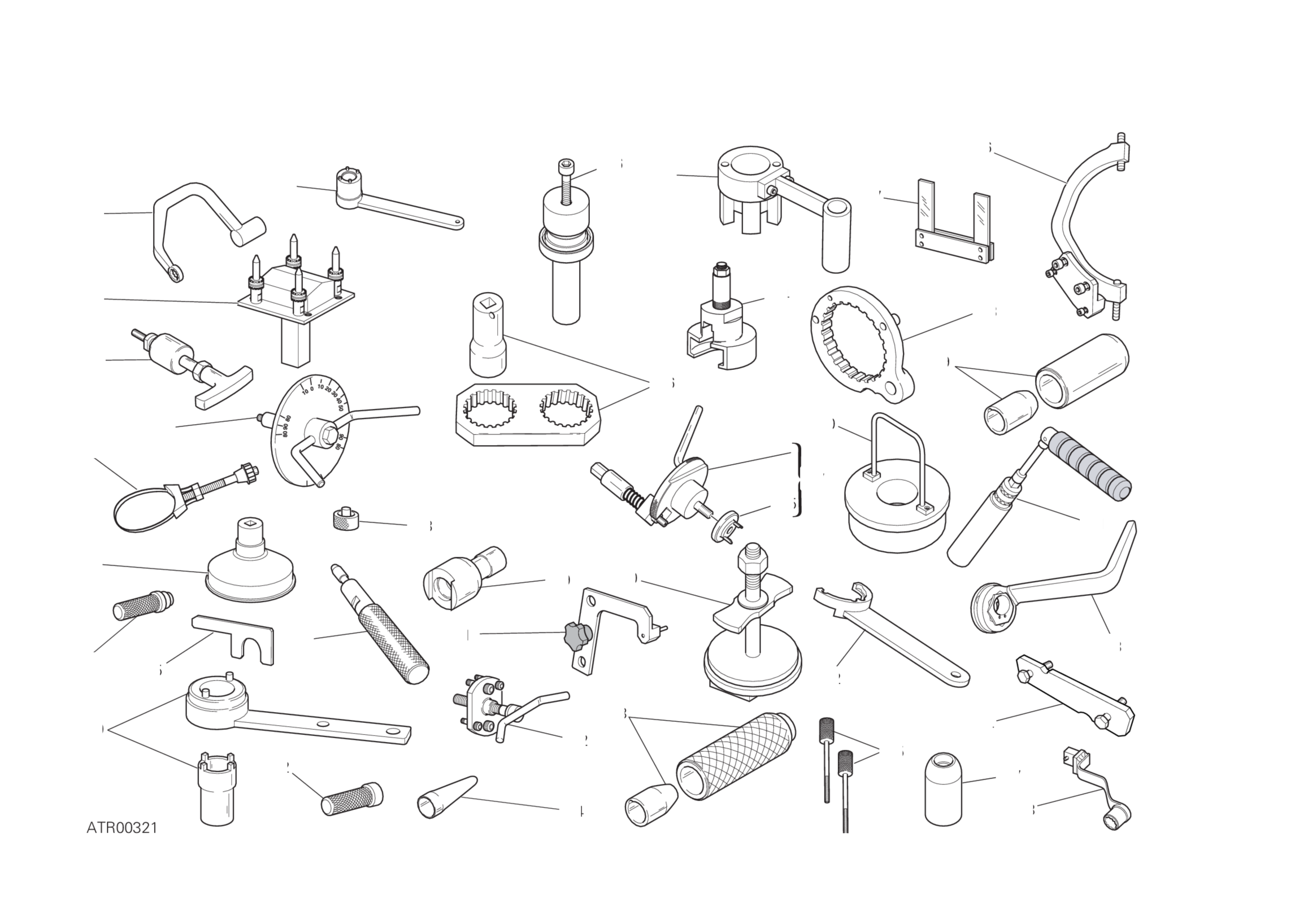 WORKSHOP SERVICE TOOLS ENGINE 