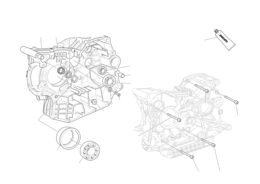 HALF CRANKCASES