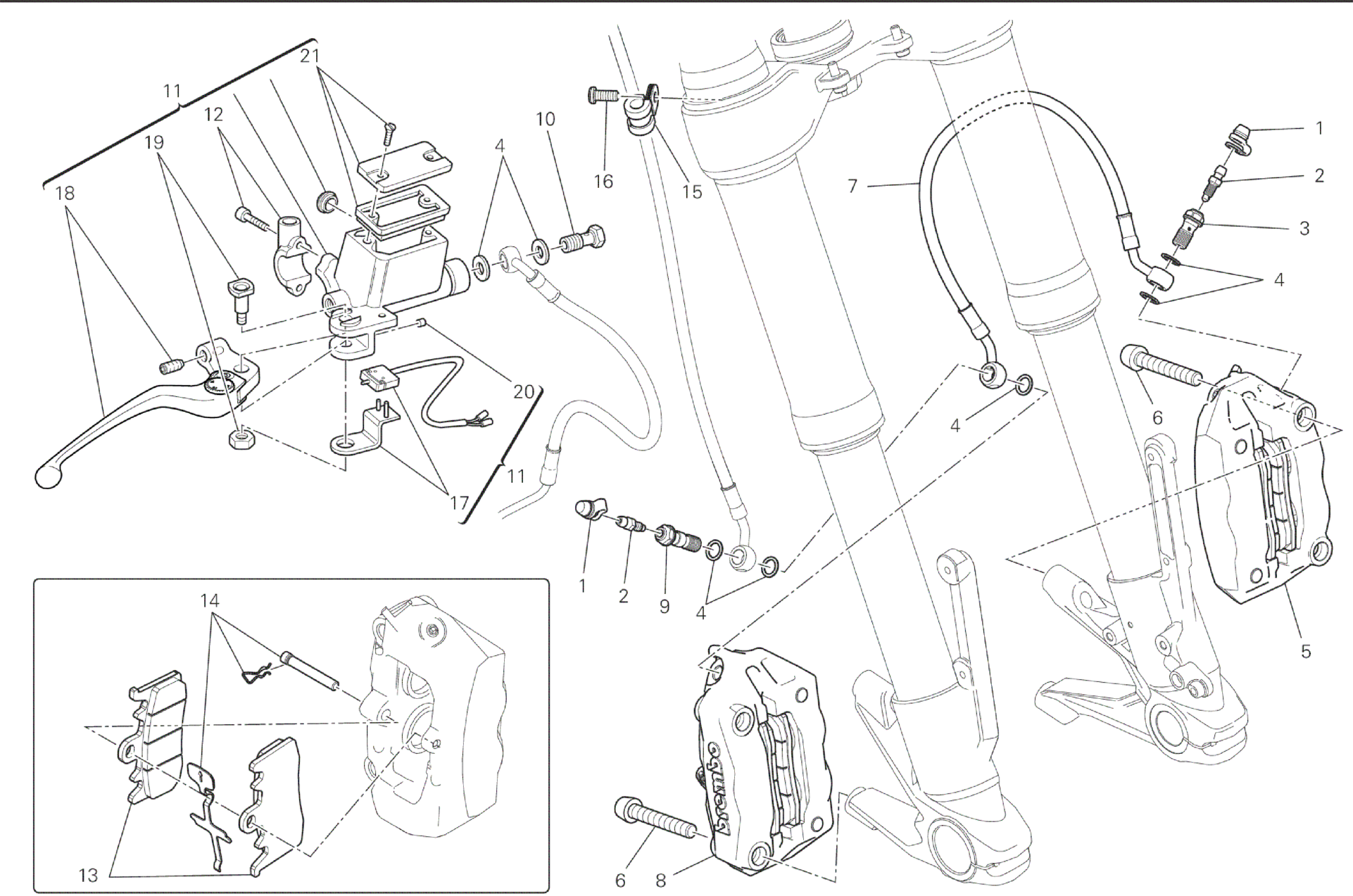 FRONT BRAKE SYSTEM