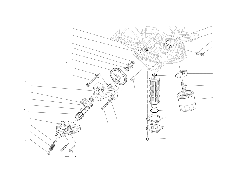 FILTERS AND OIL PUMP
