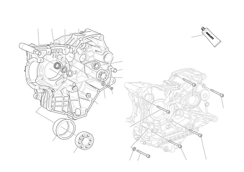 HALF CRANKCASES