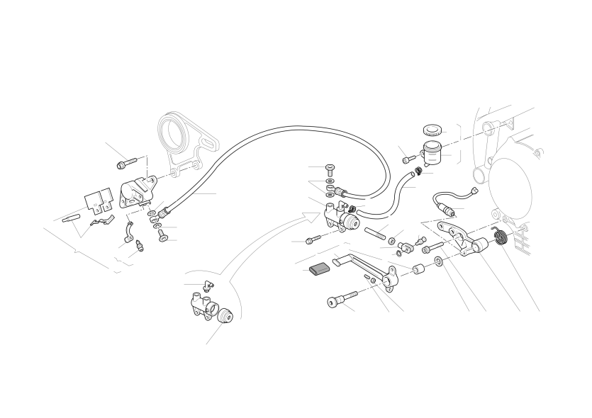 REAR HYDRAULIC BRAKE