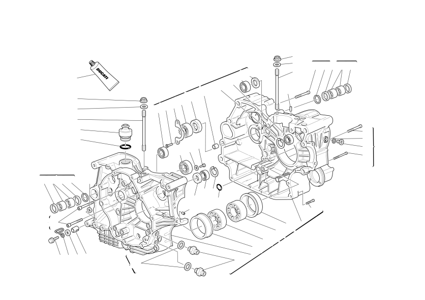 HALF CRANKCASES