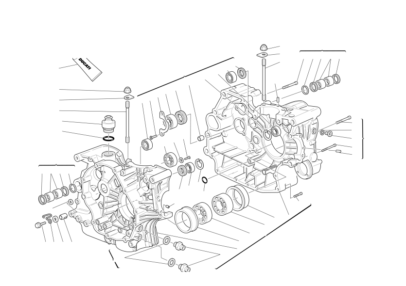 HALF CRANKCASES