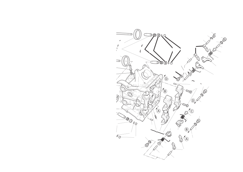 Horizontal cylinder head