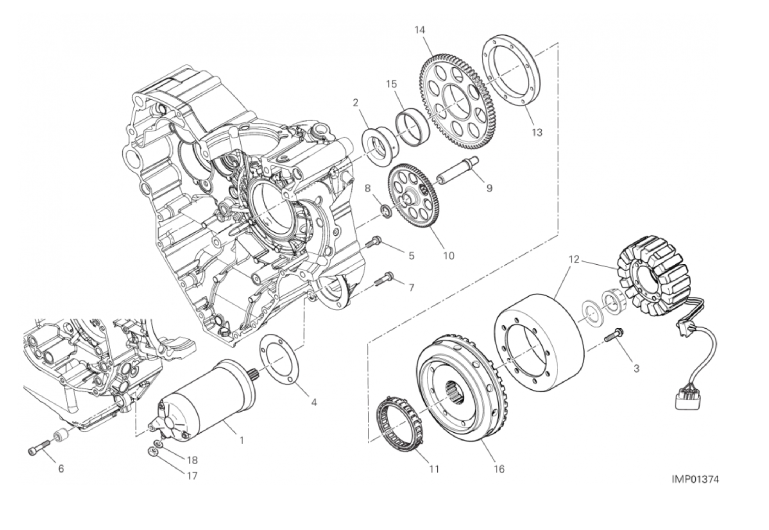 10A ELECTRIC STARTING AND IGNITION (14/18)