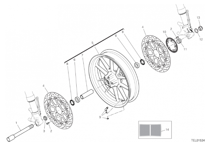 27A FRONT WHEEL (22/44)