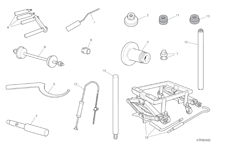 01B WORKSHOP SERVICE TOOLS (FRAME) (2/3)