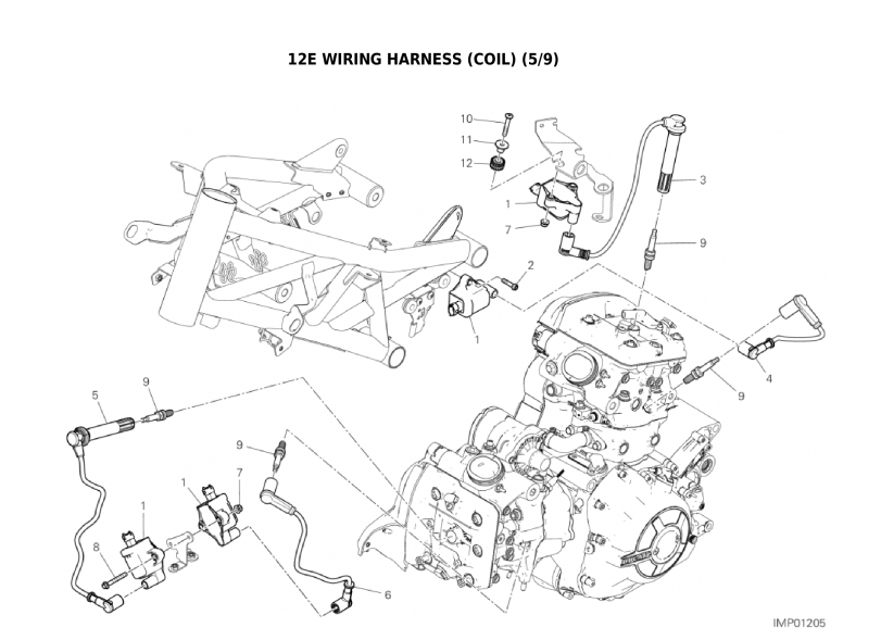 12E WIRING HARNESS (COIL) (5/9)