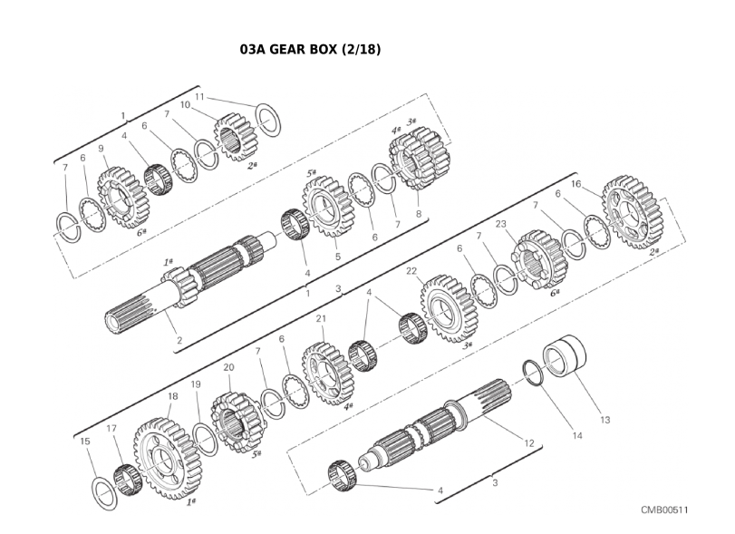 03A GEAR BOX (2/18)