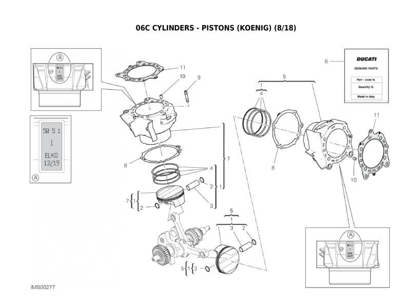 06C CYLINDERS - PISTONS (KOENIG) (8/18)