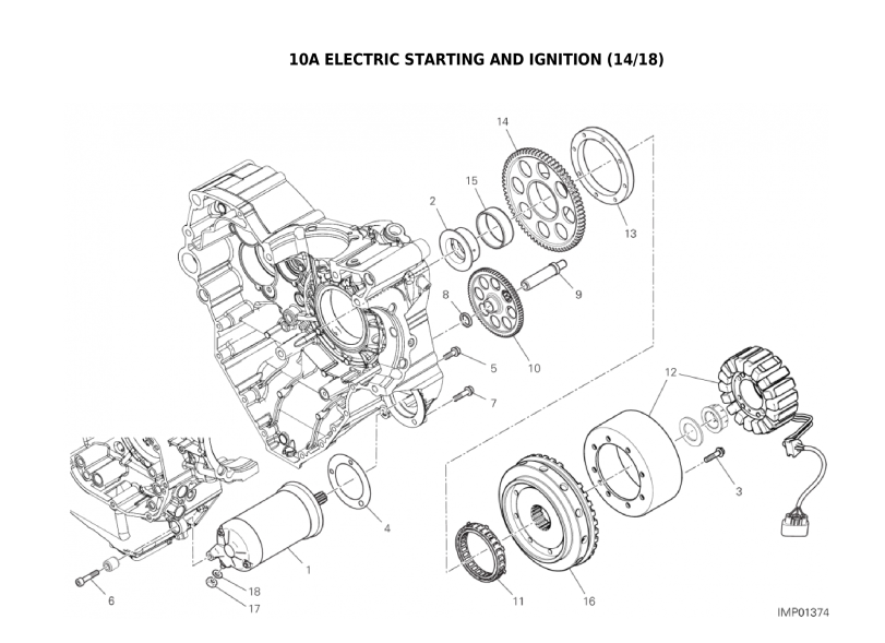 10A ELECTRIC STARTING AND IGNITION (14/18)