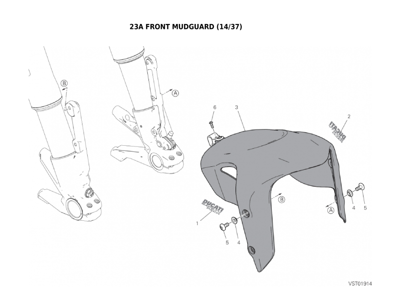 23A FRONT MUDGUARD (14/37)