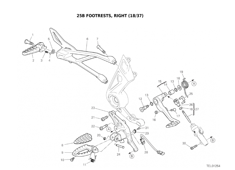 25B FOOTRESTS, RIGHT (18/37)