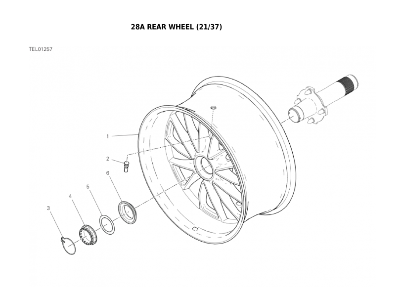 28A REAR WHEEL (21/37)