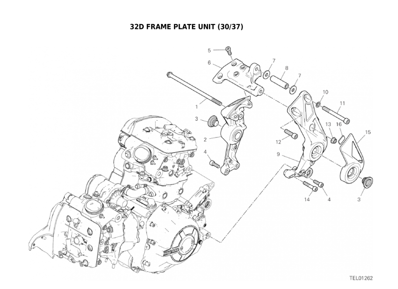 32D FRAME PLATE UNIT (30/37)