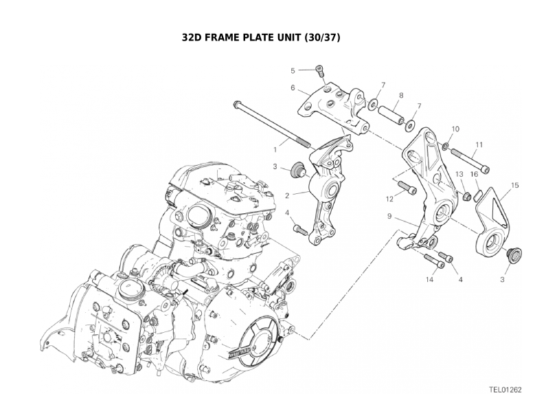 32D FRAME PLATE UNIT (30/37)