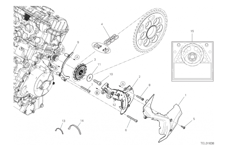 16A FRONT SPROCKET - CHAIN (2/39)
