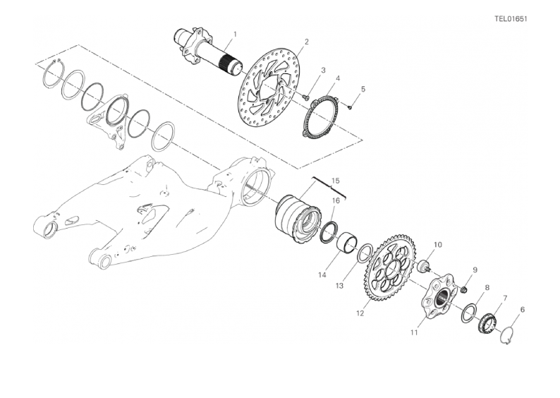 28B REAR WHEEL SPINDLE (23/39)
