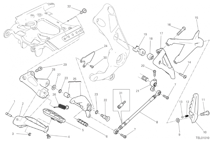 27B FOOTRESTS, LEFT (26/28)
