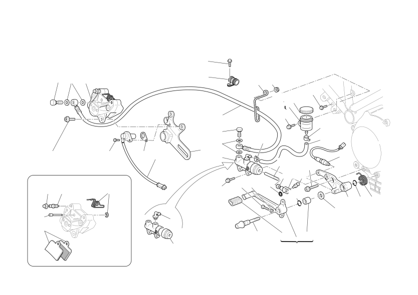 REAR HYDRAULIC BRAKE