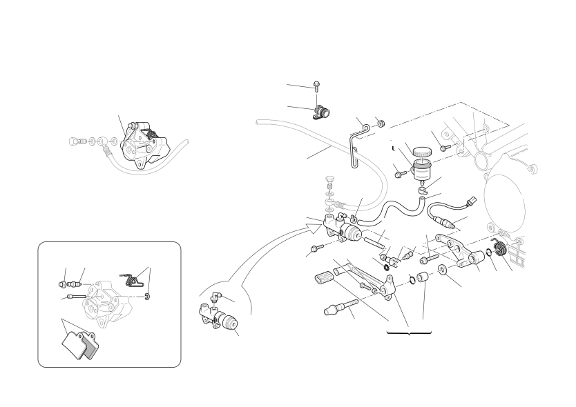 REAR HYDRAULIC BRAKE