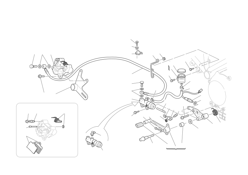REAR HYDRAULIC BRAKE