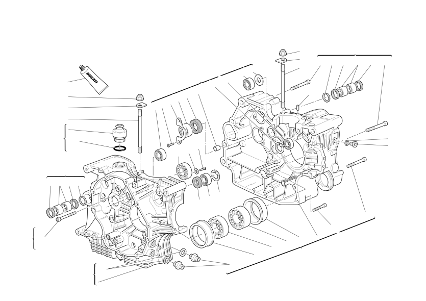 HALF CRANKCASES