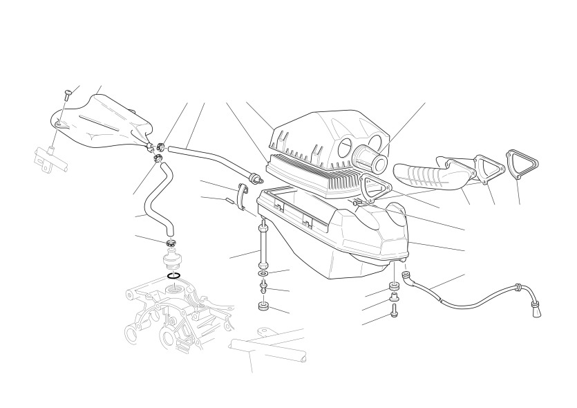 AIR INDUCTIO AND OIL VENT