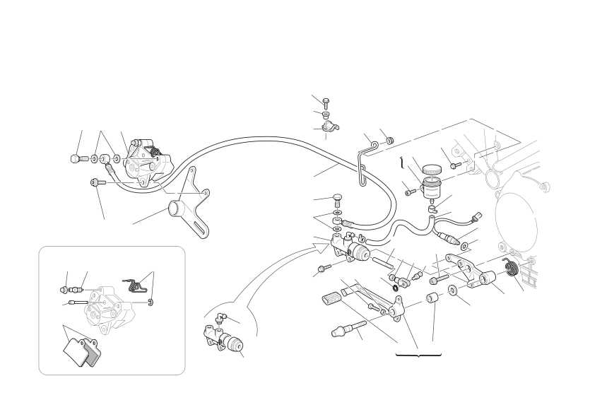 REAR HYDRAULIC BRAKE