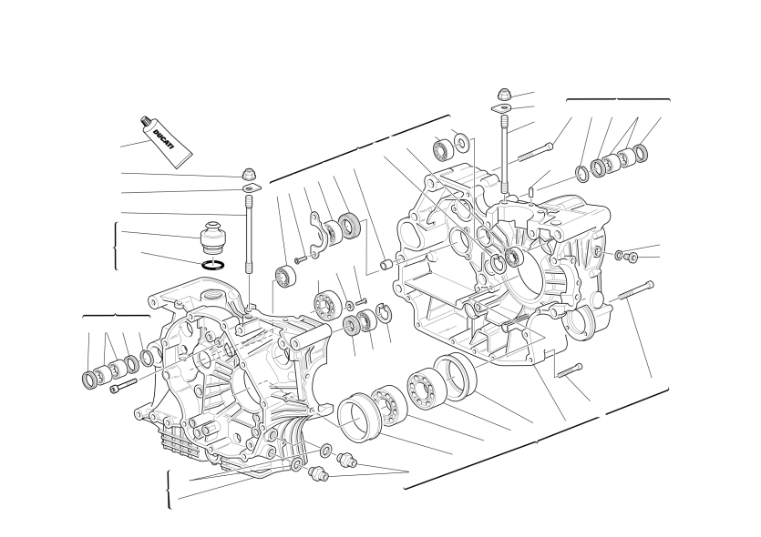 HALF CRANKCASES