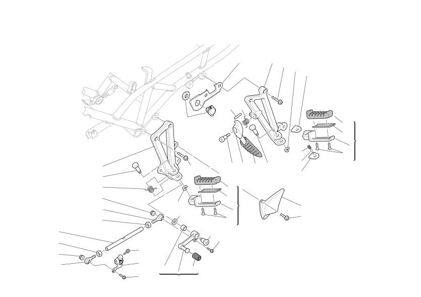 L.H. FOOT RESTS