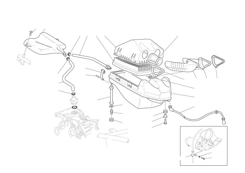 AIR INDUCTIO AND OIL VENT