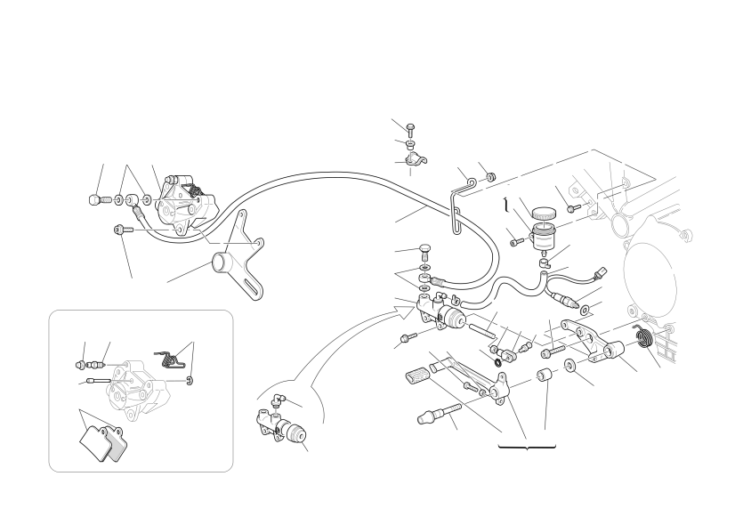 REAR HYDRAULIC BRAKE