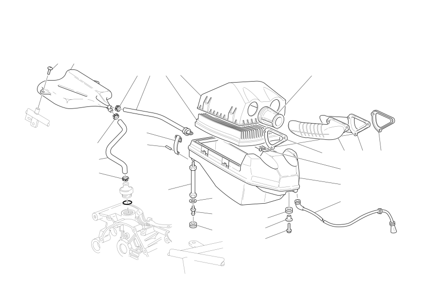AIR INDUCTIO AND OIL VENT