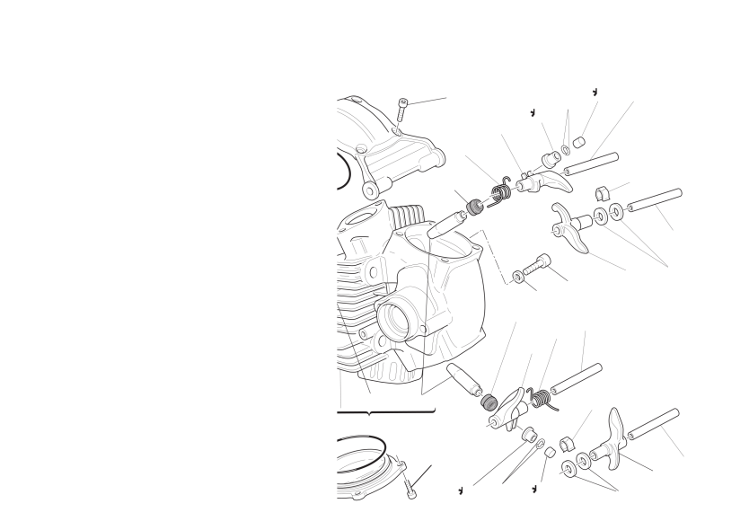 Horizontal cylinder head