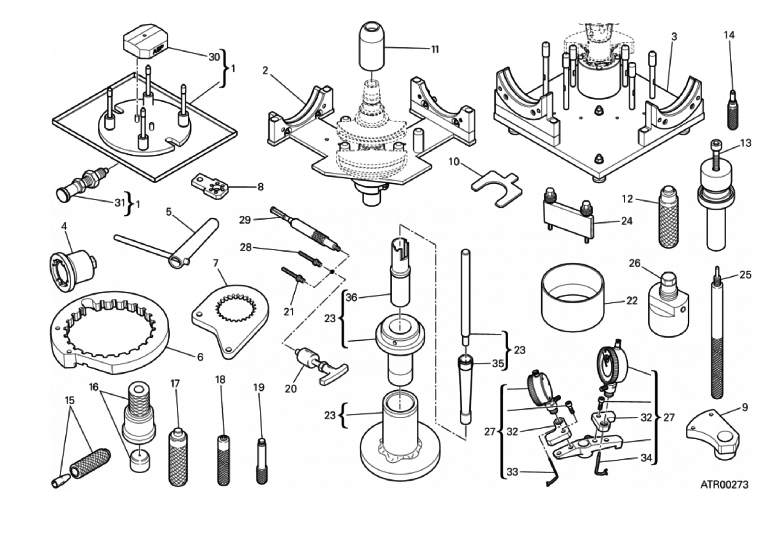 01B WORKSHOP SERVICE TOOLS (ENGINE) (2/4)
