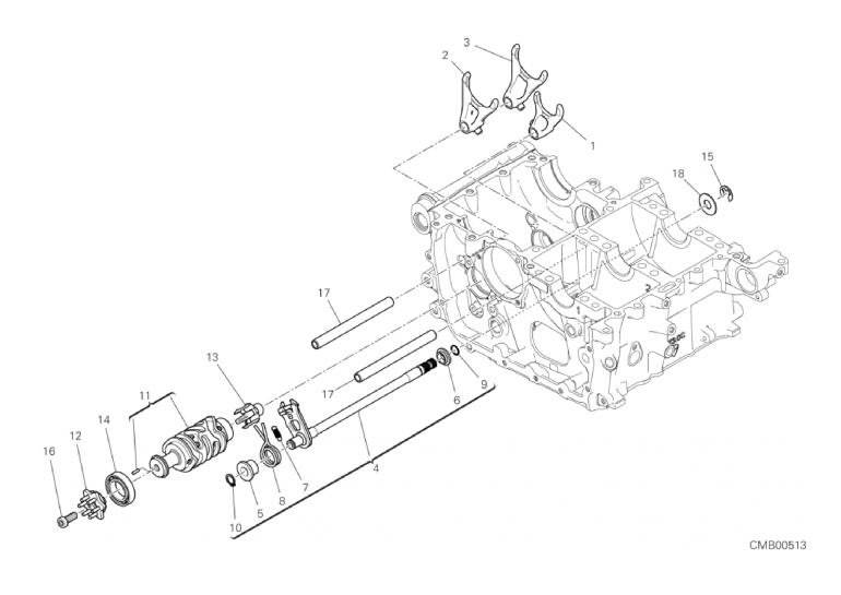 02A SHIFT CAM - FORK (1/18)
