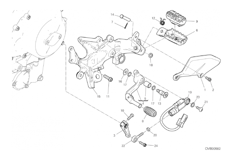 26A FOOTRESTS, LEFT (21/53)
