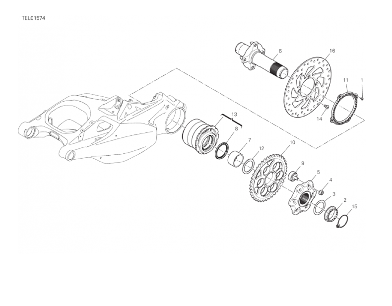 29B REAR WHEEL SPINDLE (27/53)
